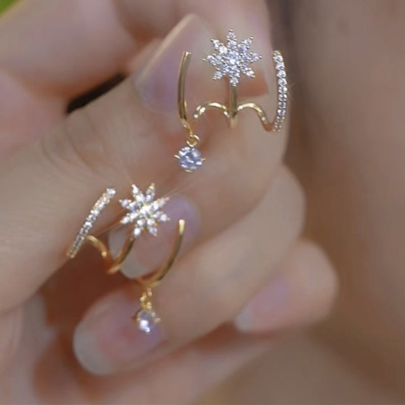 Sparkling Claw Earrings